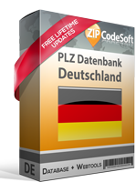 PLZ Datenbank Deutschland